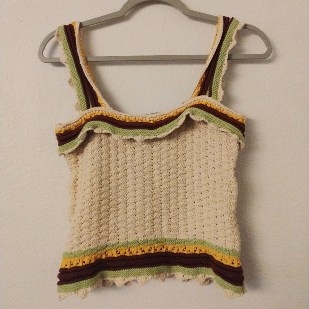 Marc New York by Andrew Marc knitted crop style top